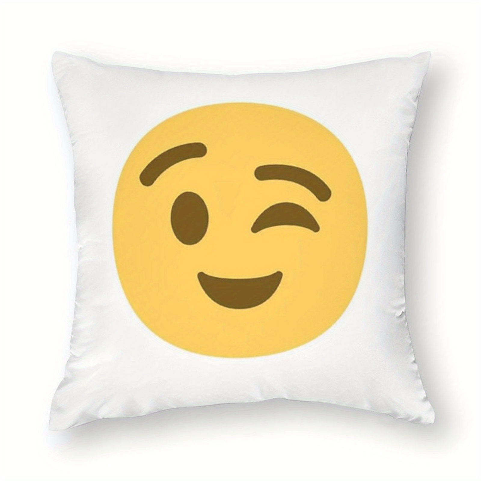 ปลอกหมอนอิงอีโมจิขยิบตาแสนน่าร - Home Decor Emoji บทวิจารณ์และราคา