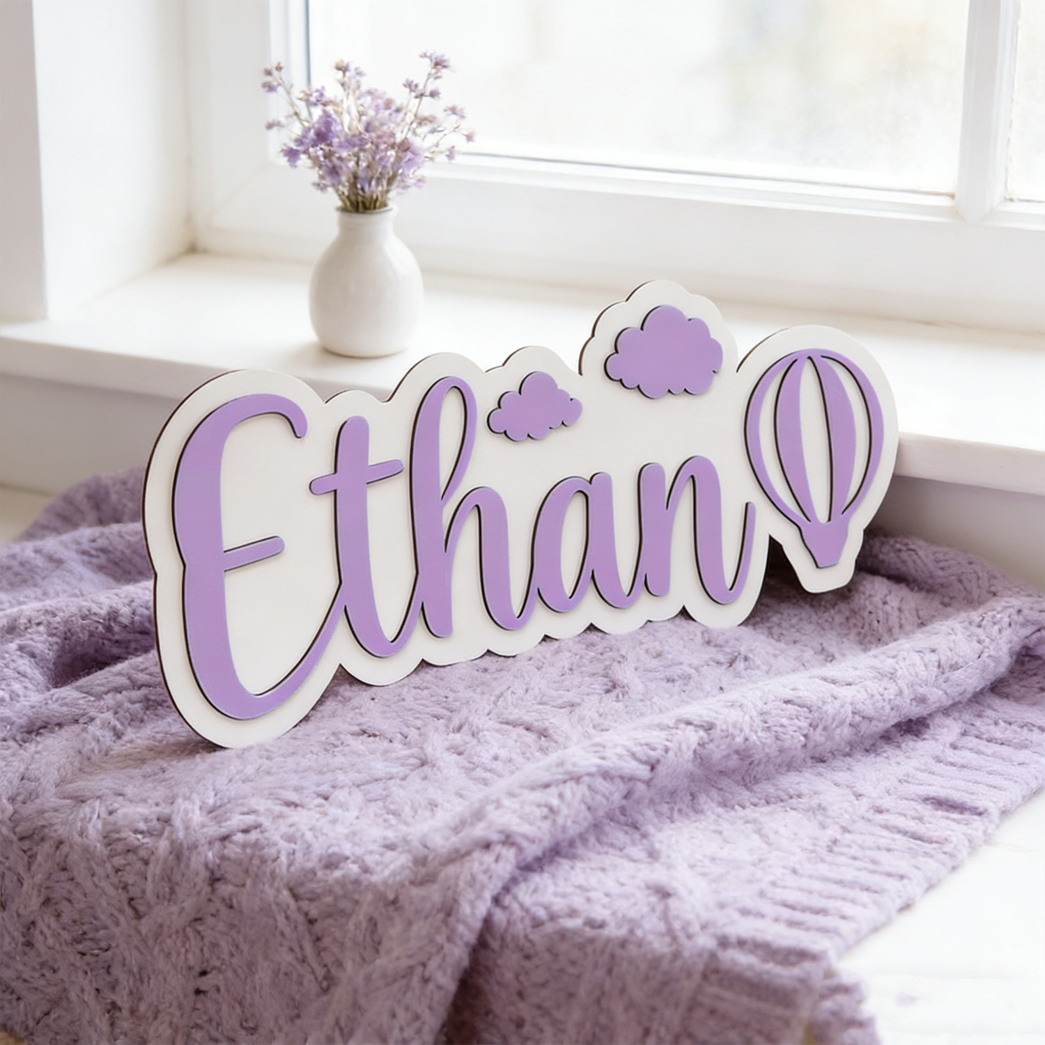 ป้ายชื่อห้องรูปบอลลูนลมร้อนและ - Home Decor Names บทวิจารณ์และราคา