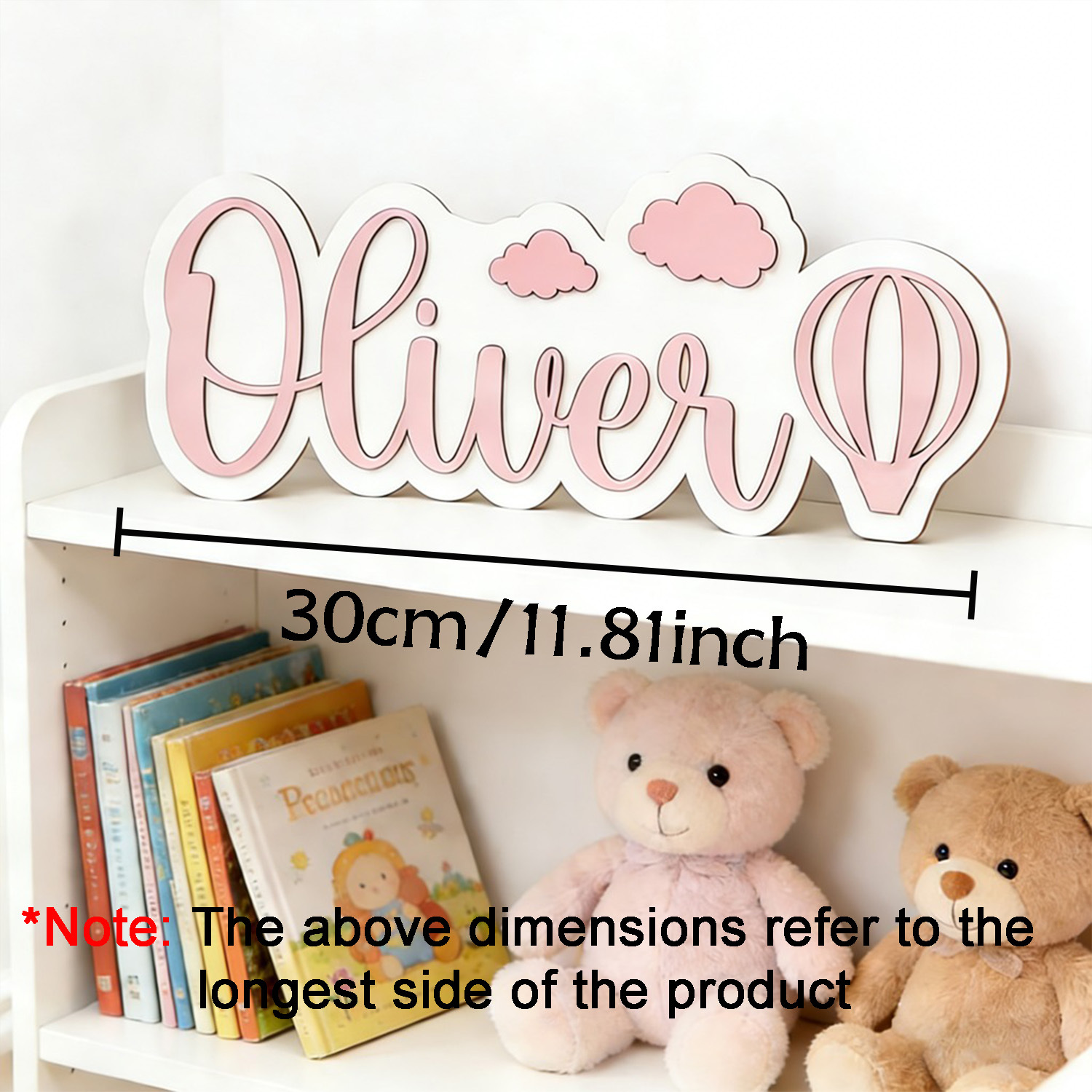 ป้ายชื่อห้องรูปบอลลูนลมร้อนและ - Home Decor Names บทวิจารณ์และราคา
