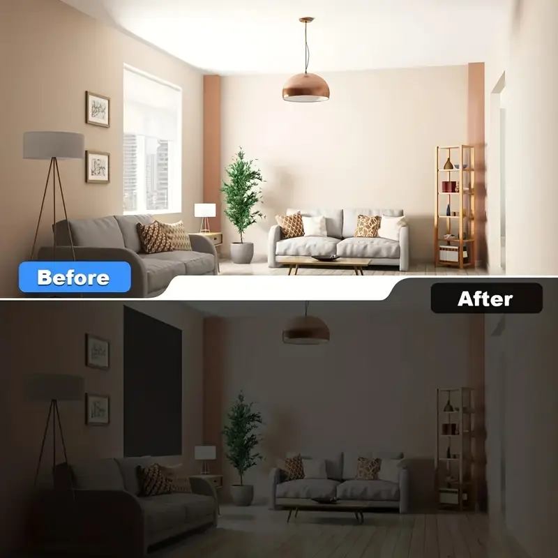 ม่านกันแสง 95-98% แบบ DIY พกพา - Blackout Curtains บทวิจารณ์และราคา