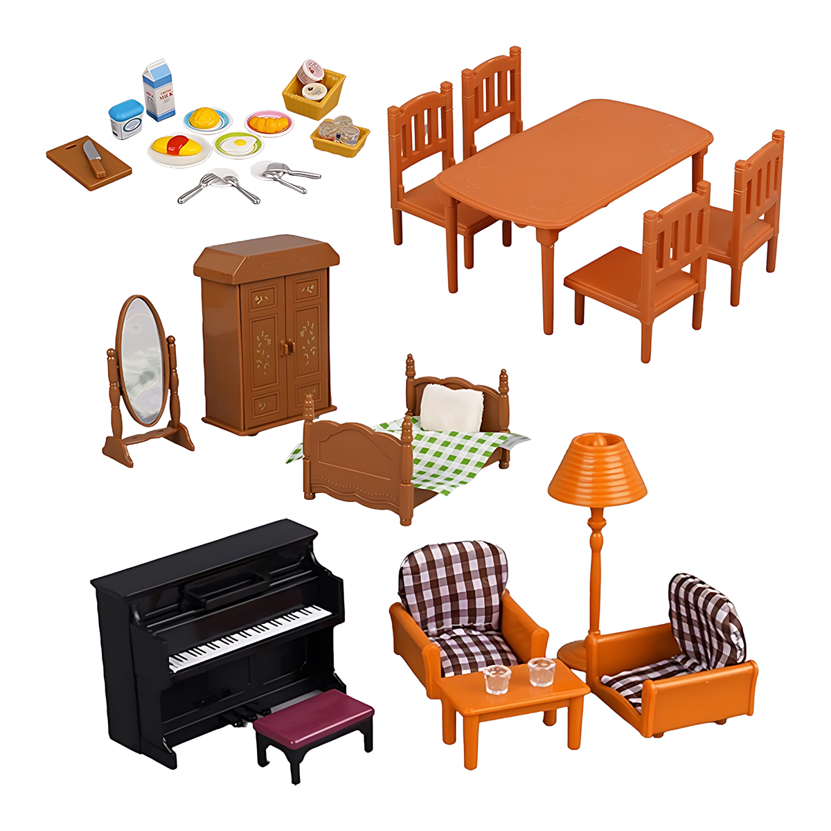 เฟอร์นิเจอร์จิ๋ว 1:12 ตุ๊กตาบ้ - Home Decor Kolkata บทวิจารณ์และราคา