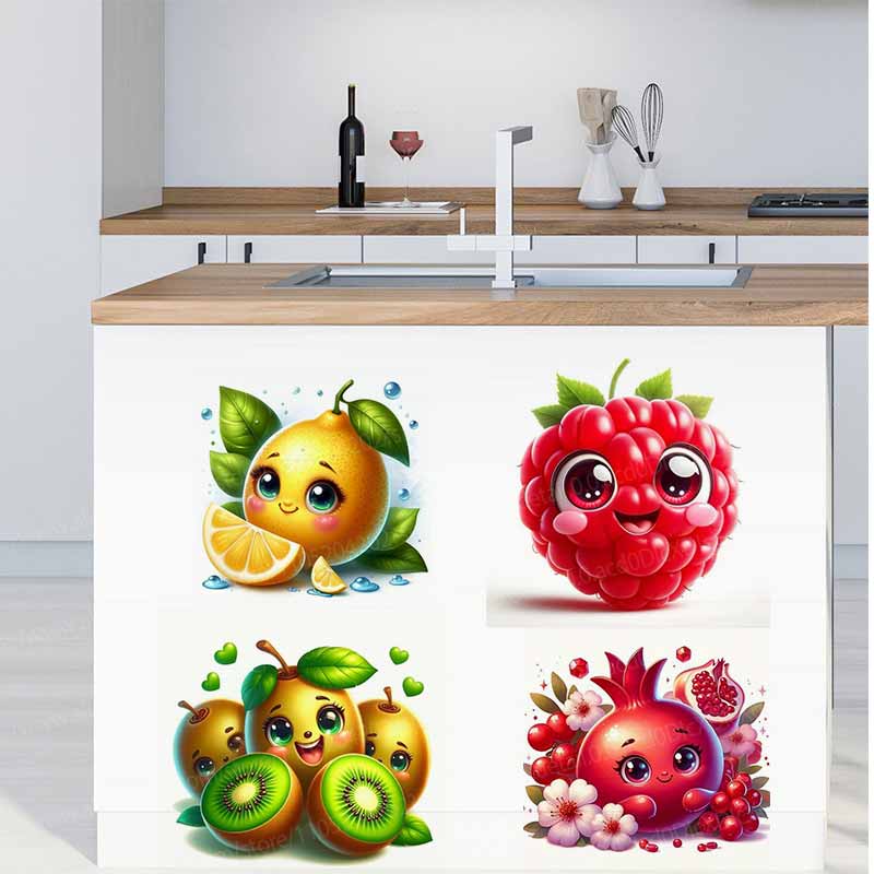 ผลไม้น่ารักอีโมจิสติ๊กเกอร์ติด - Home Decor Emoji บทวิจารณ์และราคา