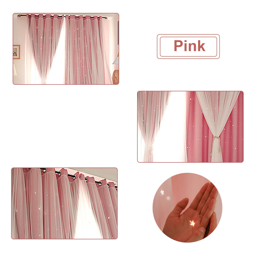 ผ้าม่านกันแสงดาวสองชั้นสำหรับห - Blackout Curtains บทวิจารณ์และราคา